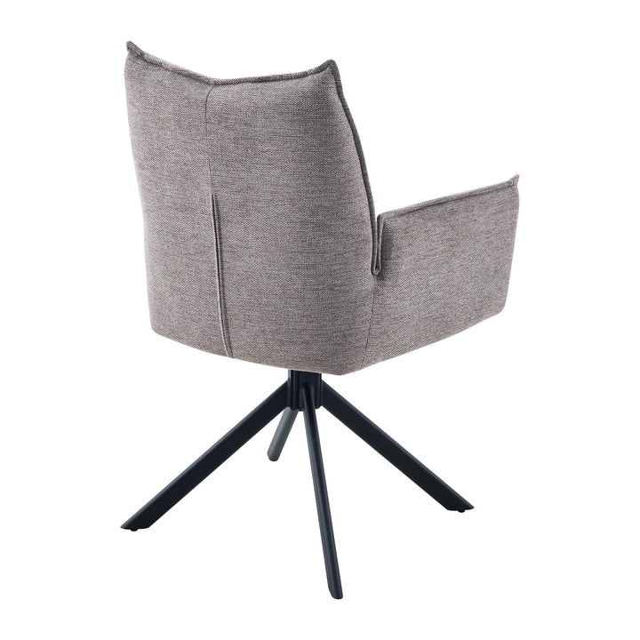 Vela Tweed Mocha Dining Chair