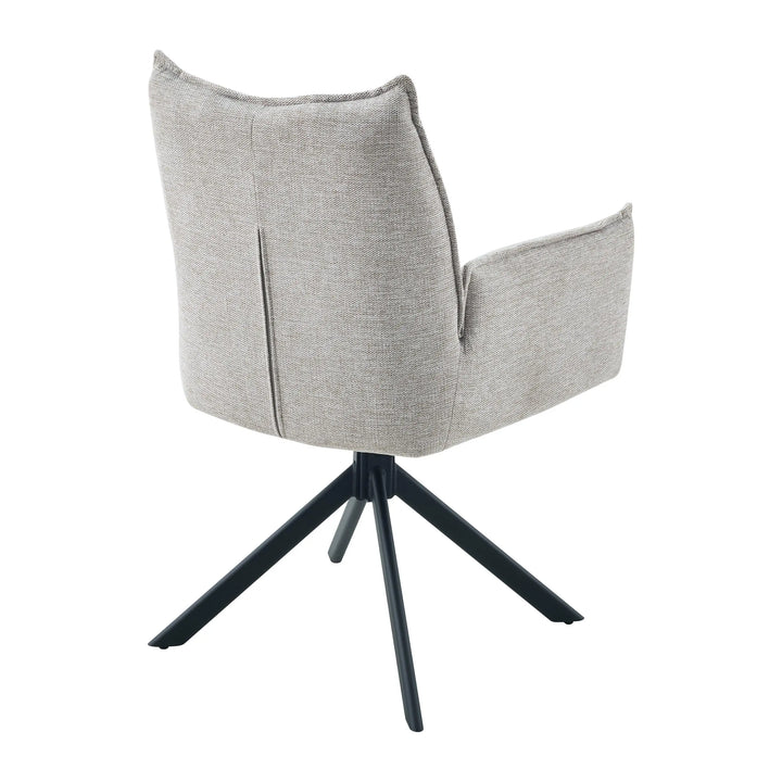 Vela Tweed Cappuccino Dining Chair