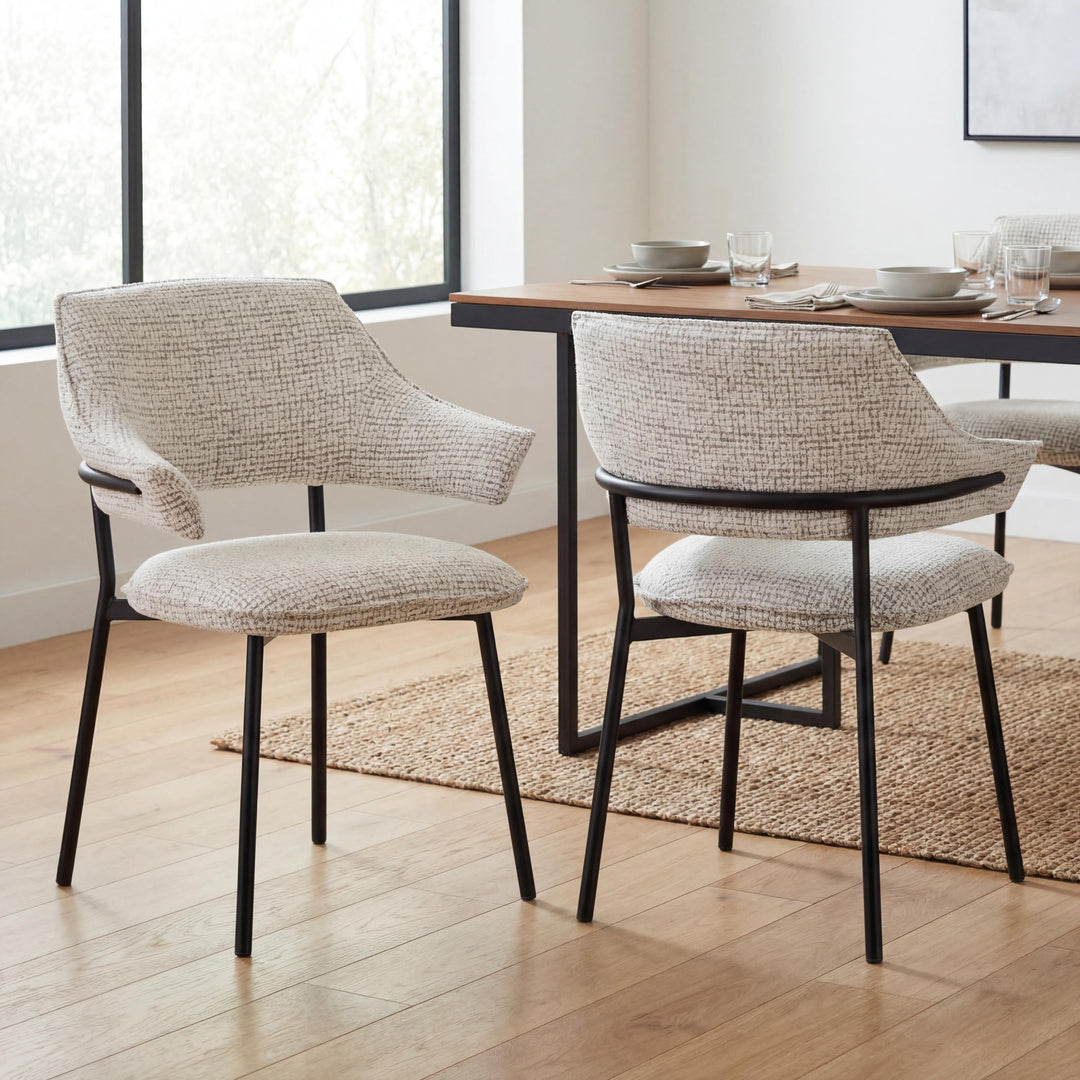 Greyson Textured Smoke Grey Dining Chair