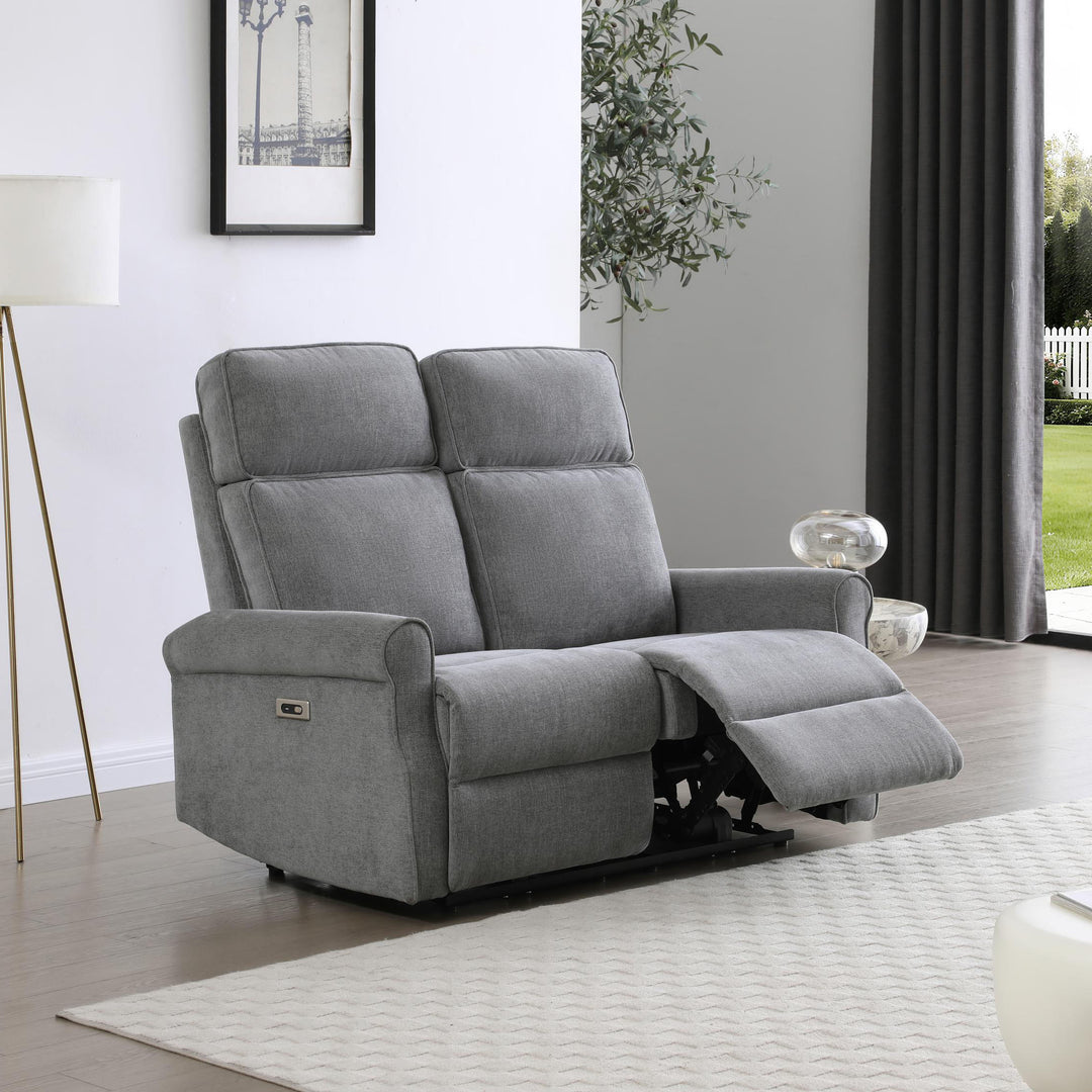 Talia Grey 2 Seater Electric Recliner