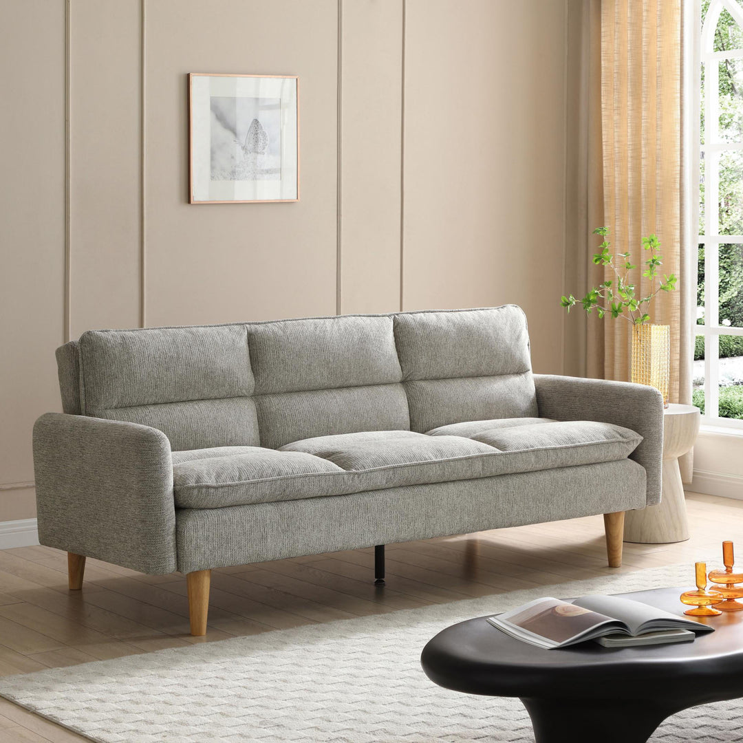 Celine Rest Chenille Effect Natural Sofa Bed