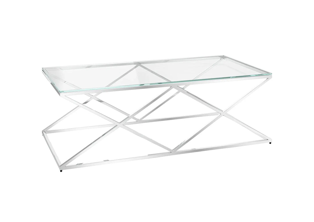 Vectra Clear Glass Coffee Table Torelli