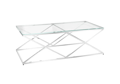 Vectra Clear Glass Coffee Table Torelli