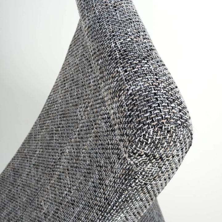 Karta Scroll Back Tweed Grey Dining Chair - NJ Home Interiors