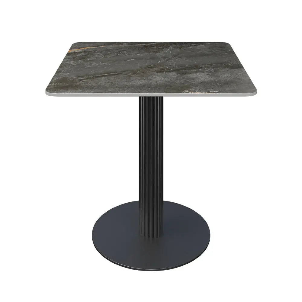 Laurier 80cm Square Gloss Grey Ceramic Dining Table #NJ Home Interiors#