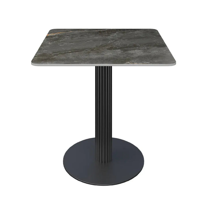 Laurier 80cm Square Gloss Grey Ceramic Dining Table #NJ Home Interiors#