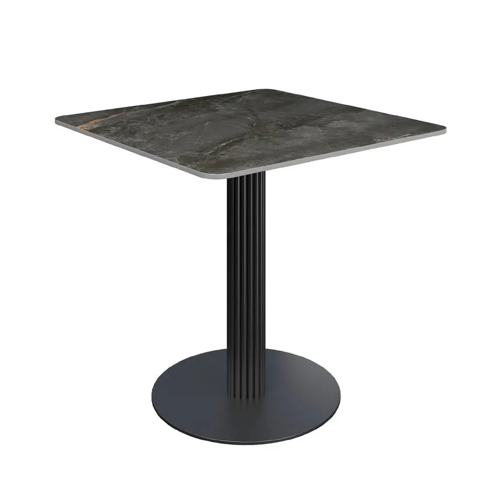 Laurier 80cm Square Gloss Grey Ceramic Dining Table #NJ Home Interiors#