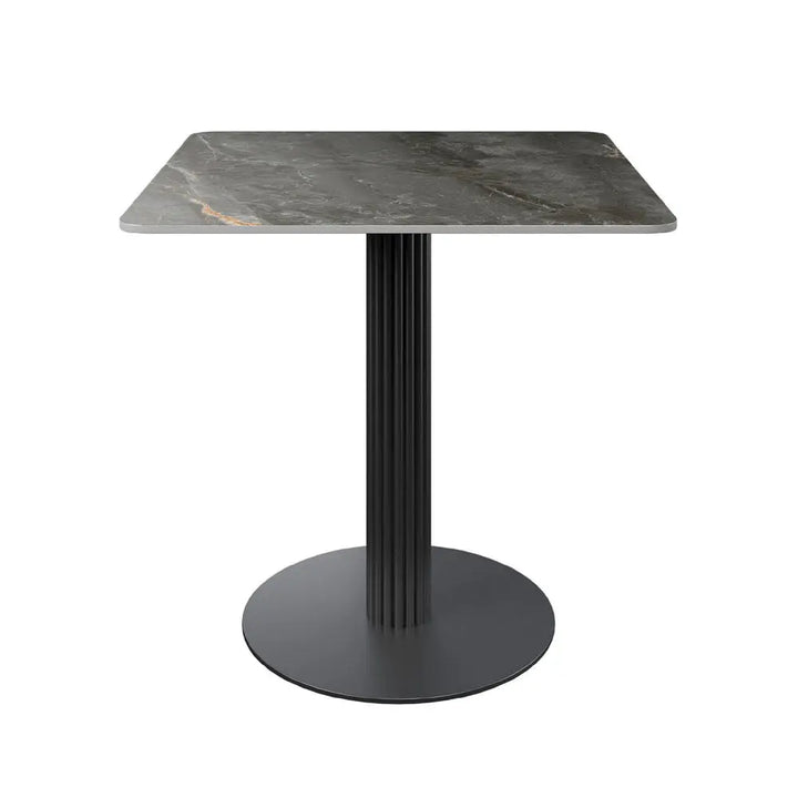 Laurier 80cm Square Gloss Grey Ceramic Dining Table #NJ Home Interiors#