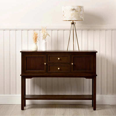 Lina Home Lindon 2 Door 2 Drawer Sideboard in Walnut Brown #NJ Home Interiors#