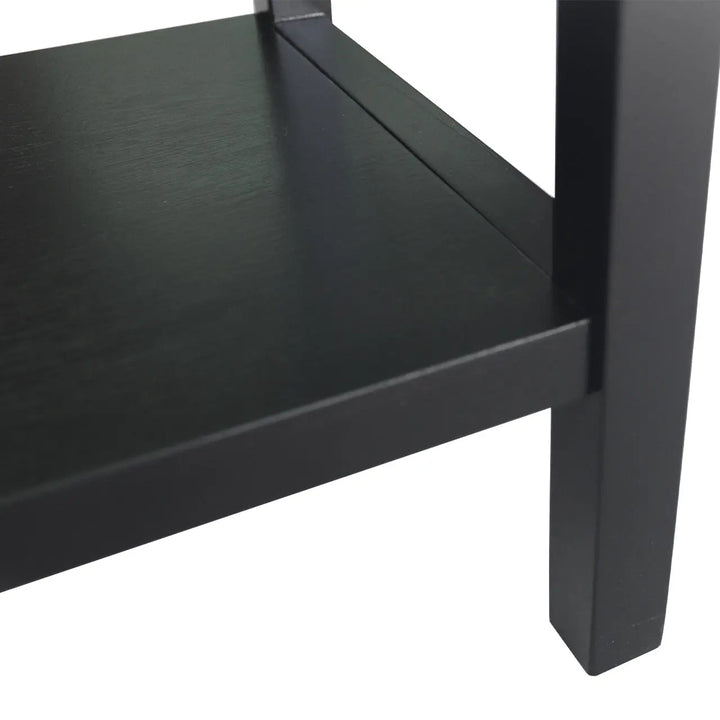 Lindon 1 Drawer End Table in Black #NJ Home Interiors#