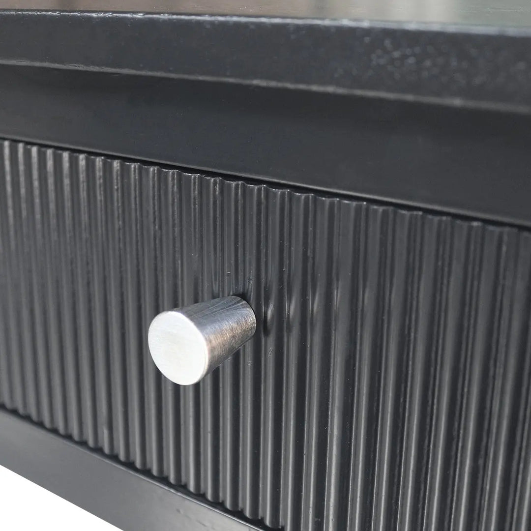 Lindon 1 Drawer End Table in Black #NJ Home Interiors#