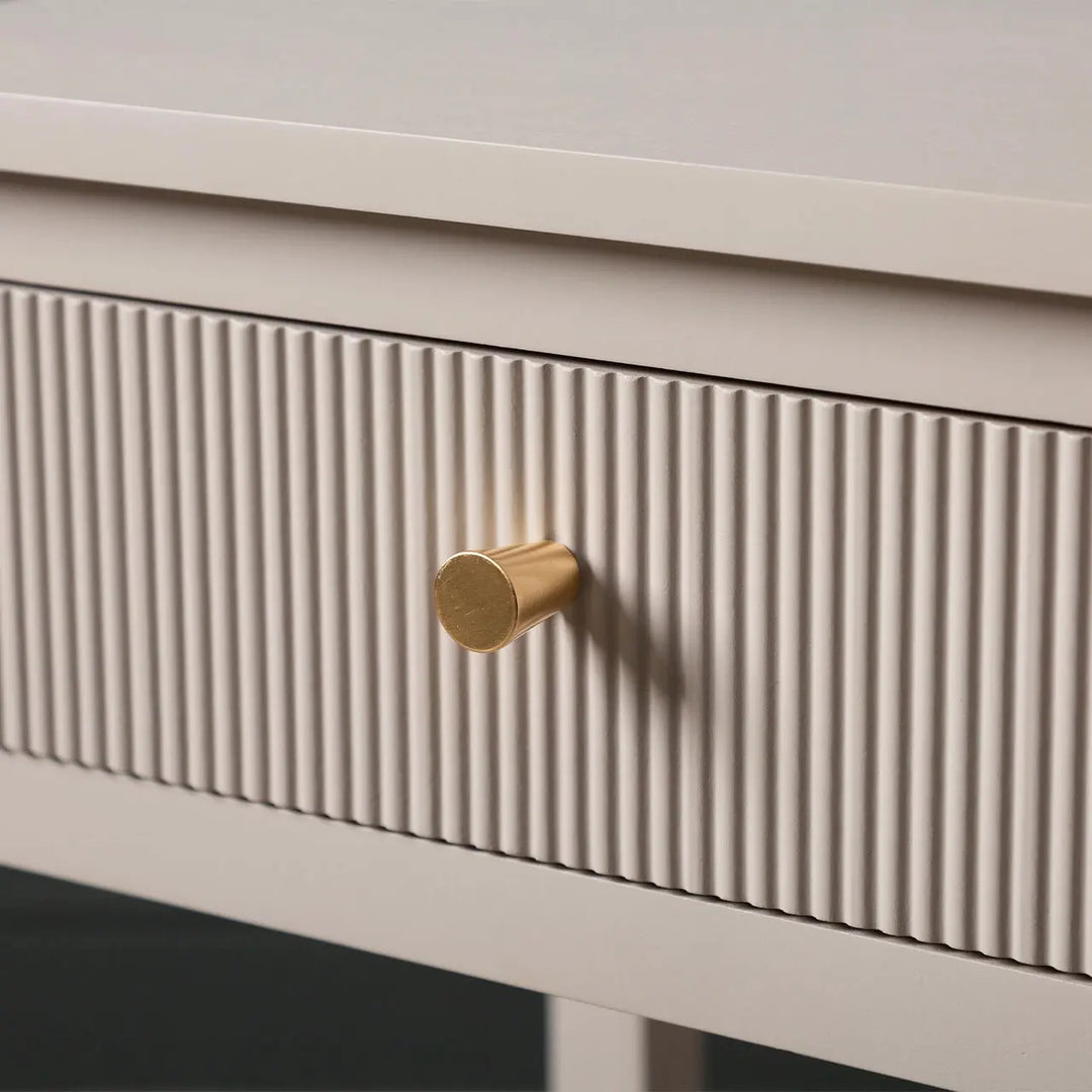 Lindon 1 Drawer End Table Summer in Grey #NJ Home Interiors#