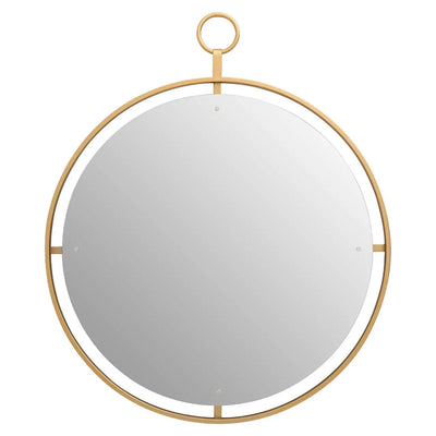 Madora Gold Wall Mirror with Ring - NJ Home Interiors