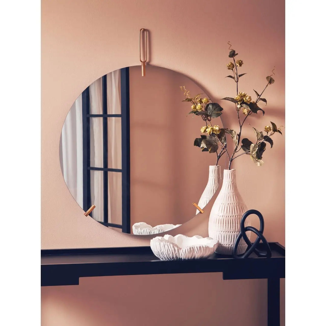 Madora Gold Wall Mirror with Ring - NJ Home Interiors