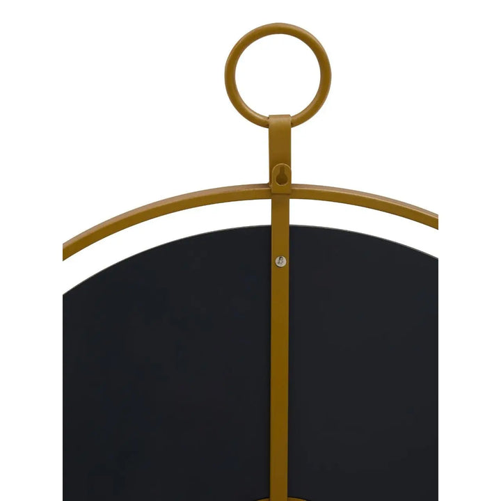 Madora Gold Wall Mirror with Ring - NJ Home Interiors