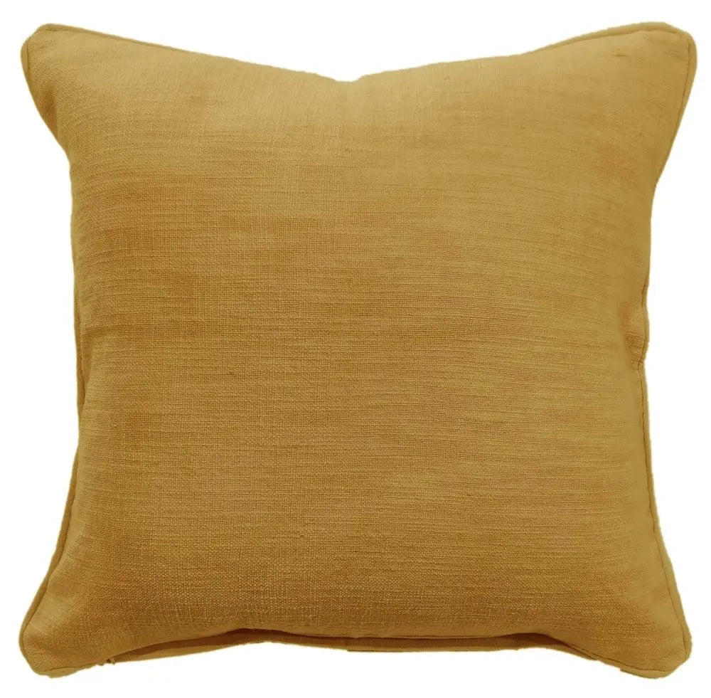 Malini Simi Cushion Mustard 50x50cm - LUX-HOM