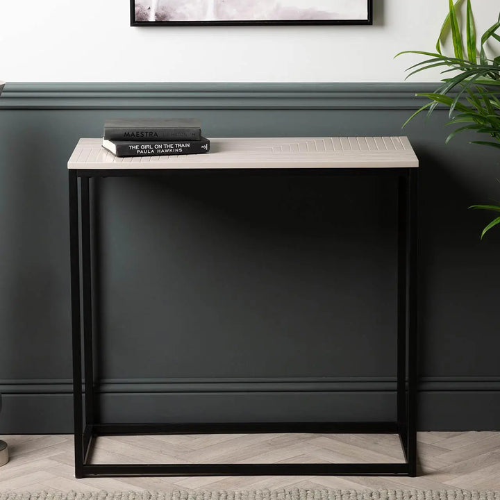 Page Console Table in Grey #NJ Home Interiors#