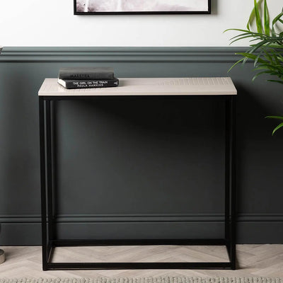 Page Console Table in Grey #NJ Home Interiors#
