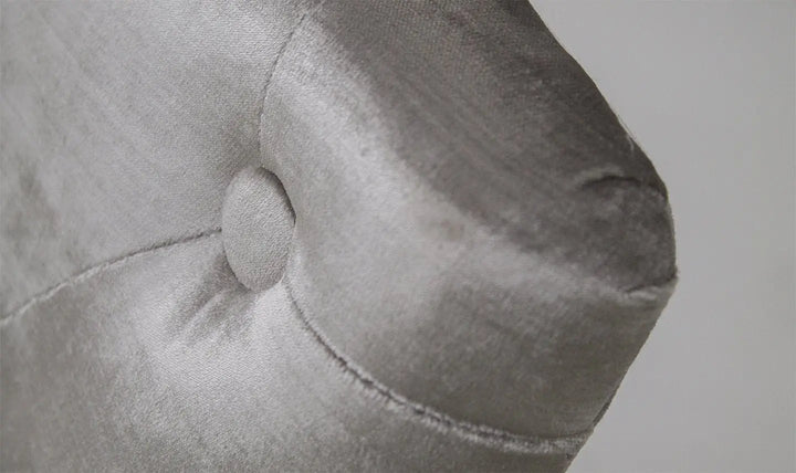 Belvedere Knockerback Velvet Dining Chair in Pewter – Chesterfield Style (Outlet) NJ Home Interiors