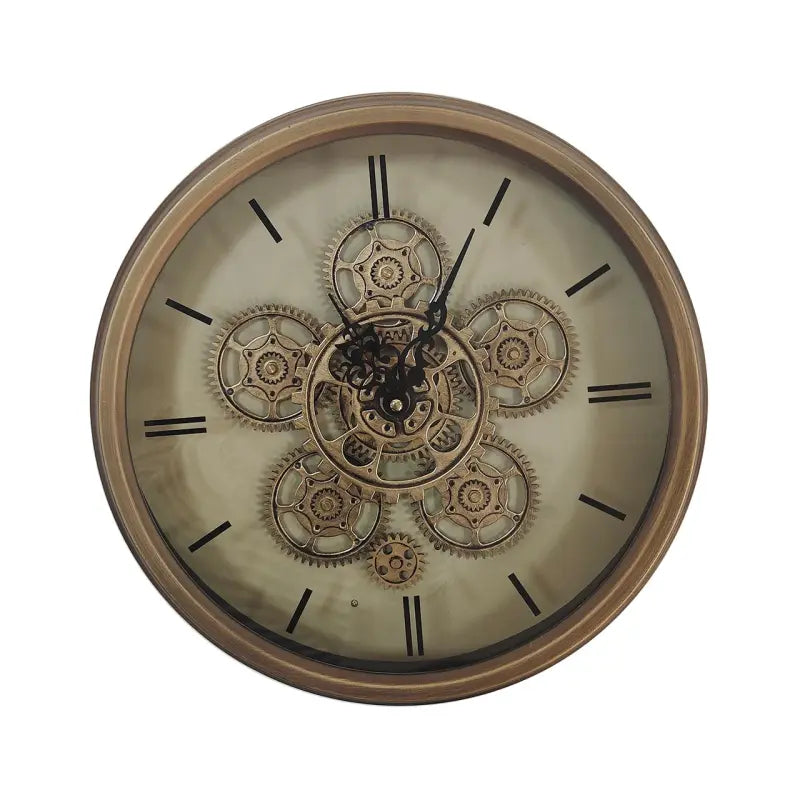 Gold Gears Wall Clock Lina Home