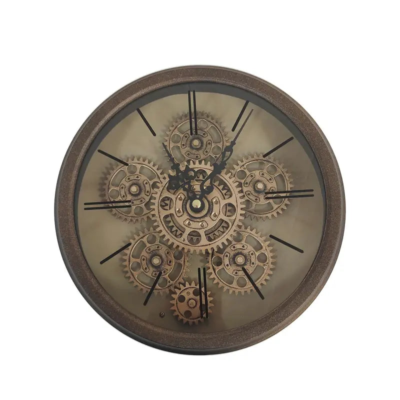 Copper Gears Wall Clock Lina Home