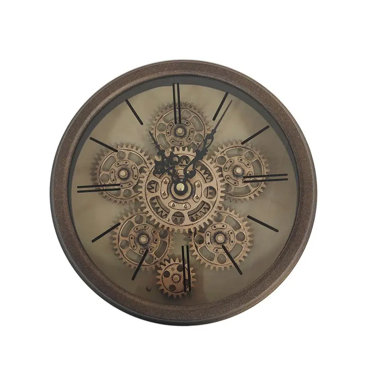 Copper Gears Wall Clock Lina Home