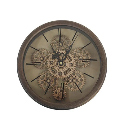 Copper Gears Wall Clock Lina Home