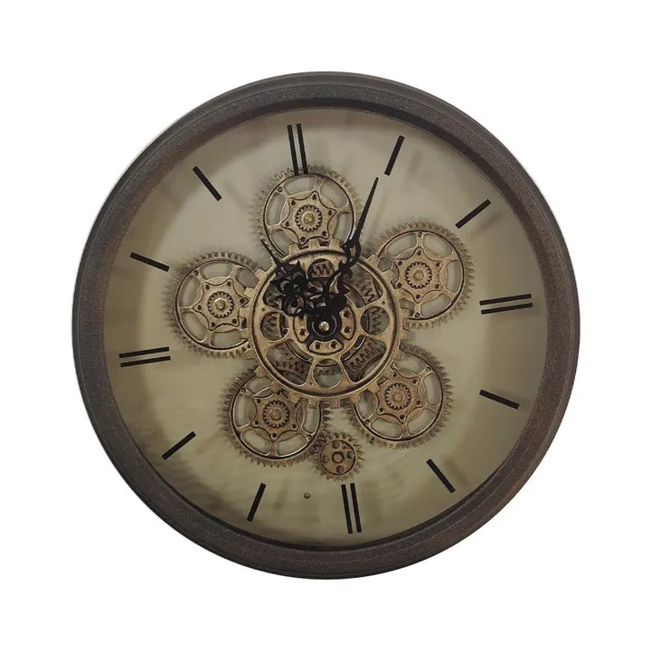 Copper Gears Wall Clock Lina Home