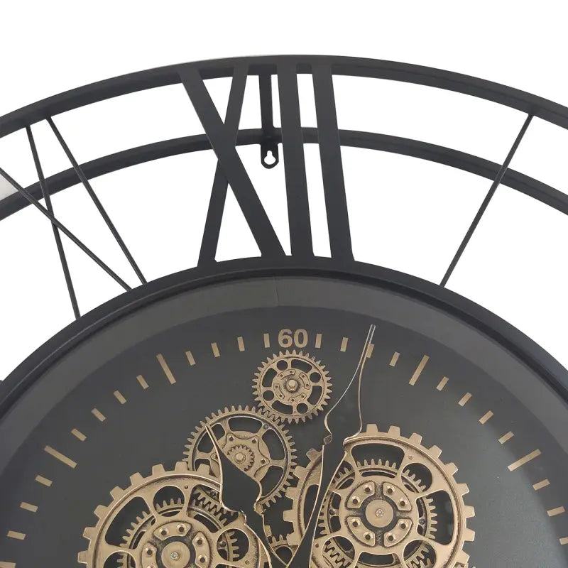 Silver Gears Wall Clock Lina Home