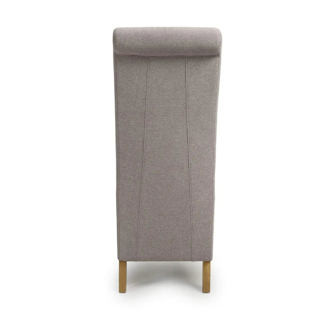 Set of 2 Krista Weave Mocha Dining Chairs - NJ Home Interiors