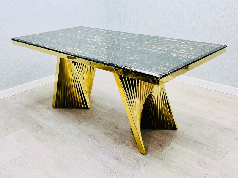 Regency Black & Gold Coffee Table