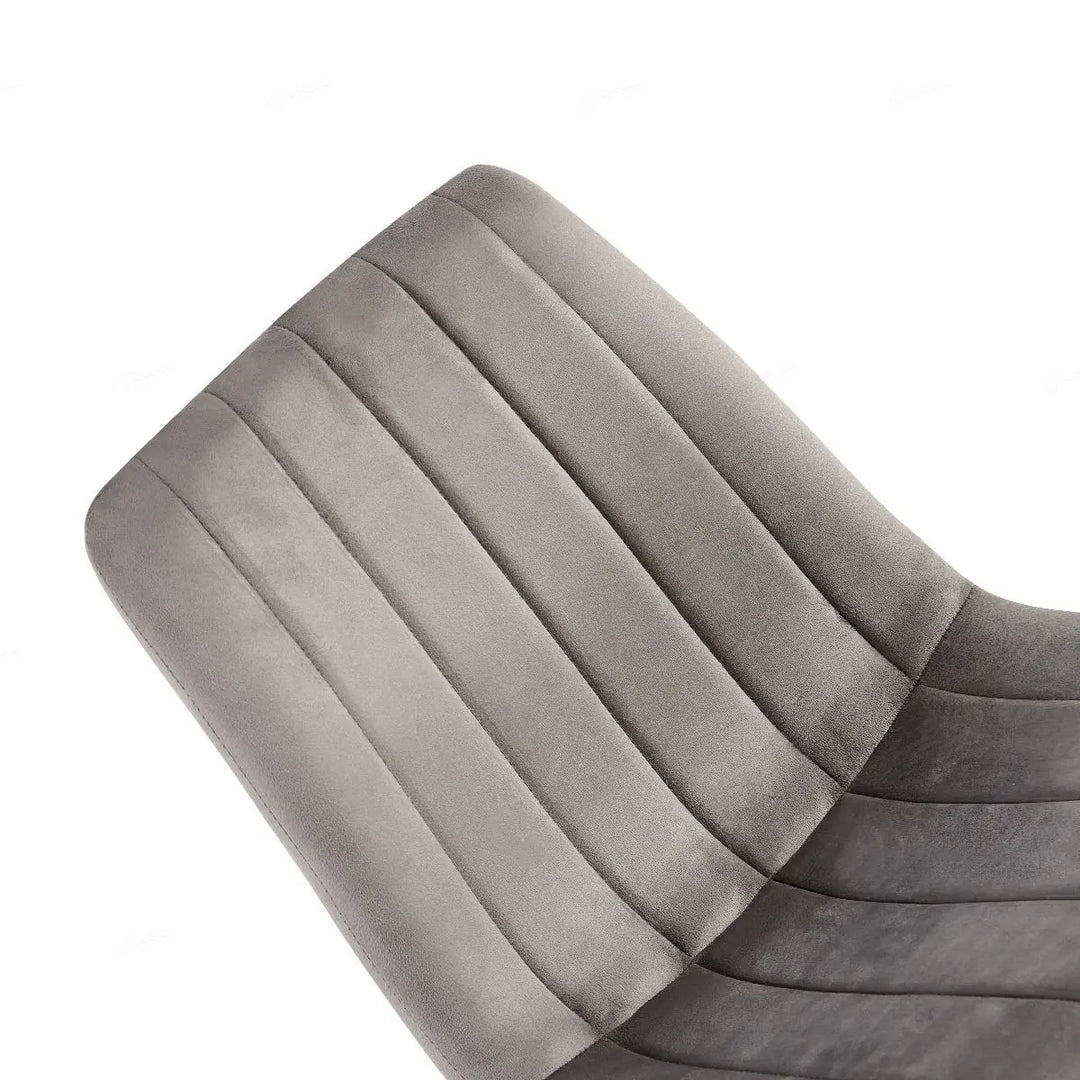 Leora Grey Velvet Dining Chair – Modern Luxury Seating Giatalia