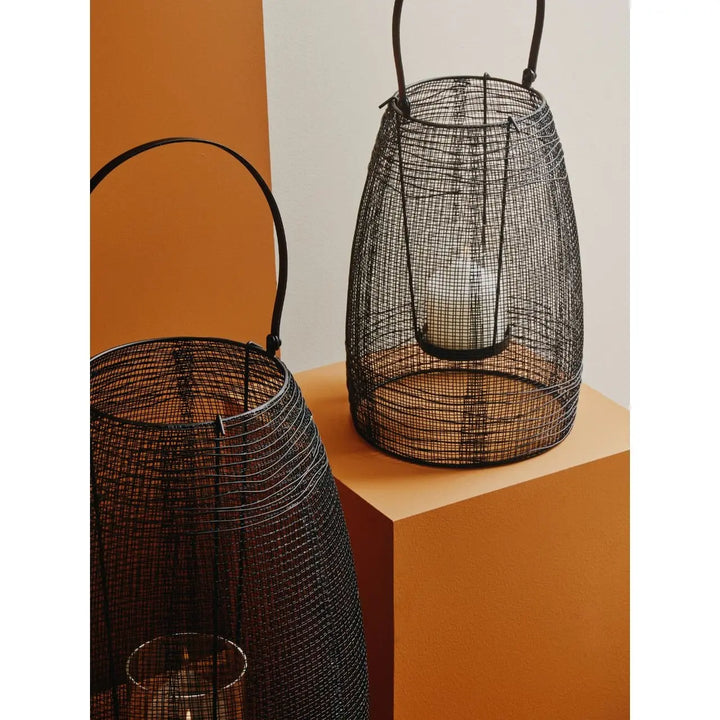 Terenzo Black Finish Small Lantern #NJ Home Interiors#