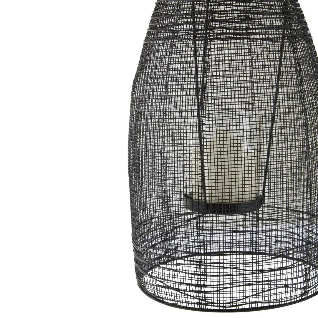 Terenzo Black Finish Small Lantern #NJ Home Interiors#