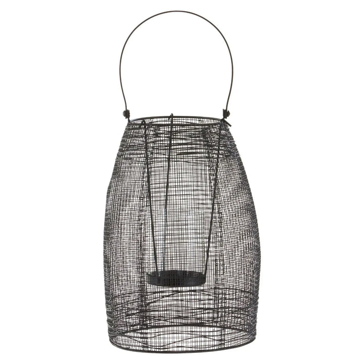 Terenzo Black Finish Small Lantern #NJ Home Interiors#