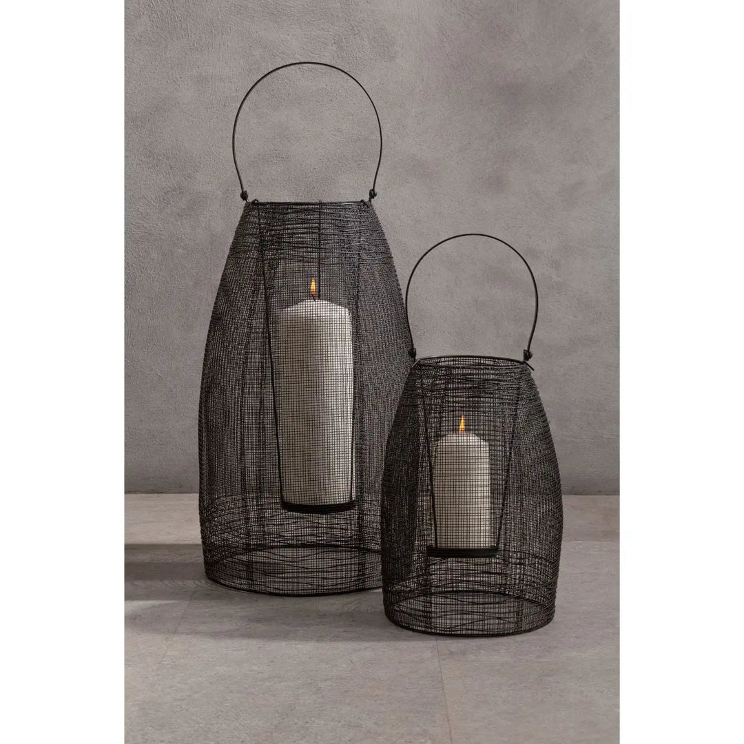 Terenzo Black Finish Small Lantern #NJ Home Interiors#