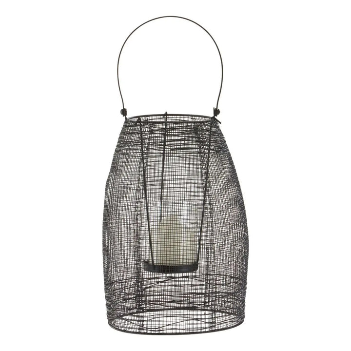 Terenzo Black Finish Small Lantern #NJ Home Interiors#