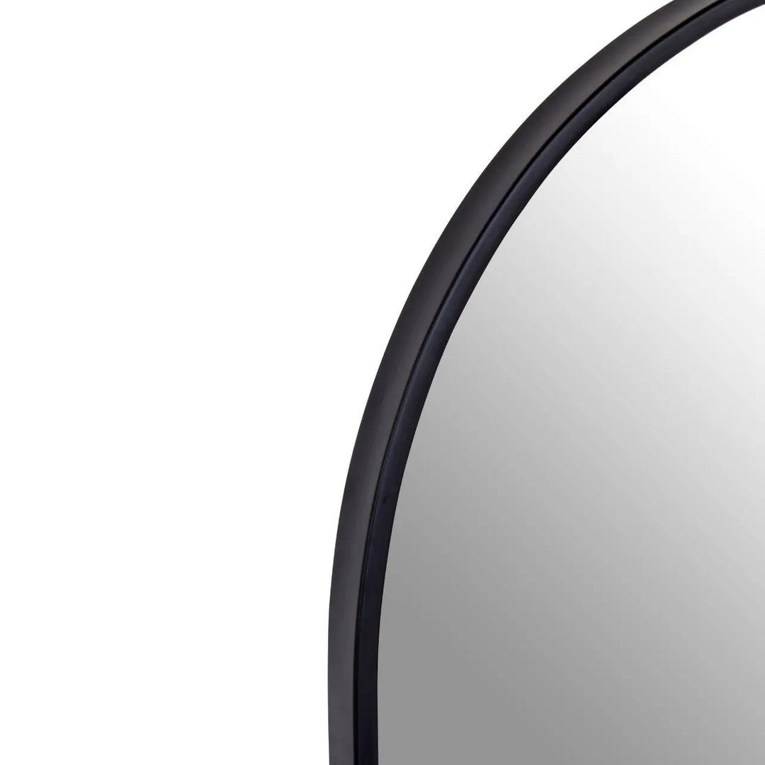 Terenzo Black Small Arched Wall Mirror #NJ Home Interiors#