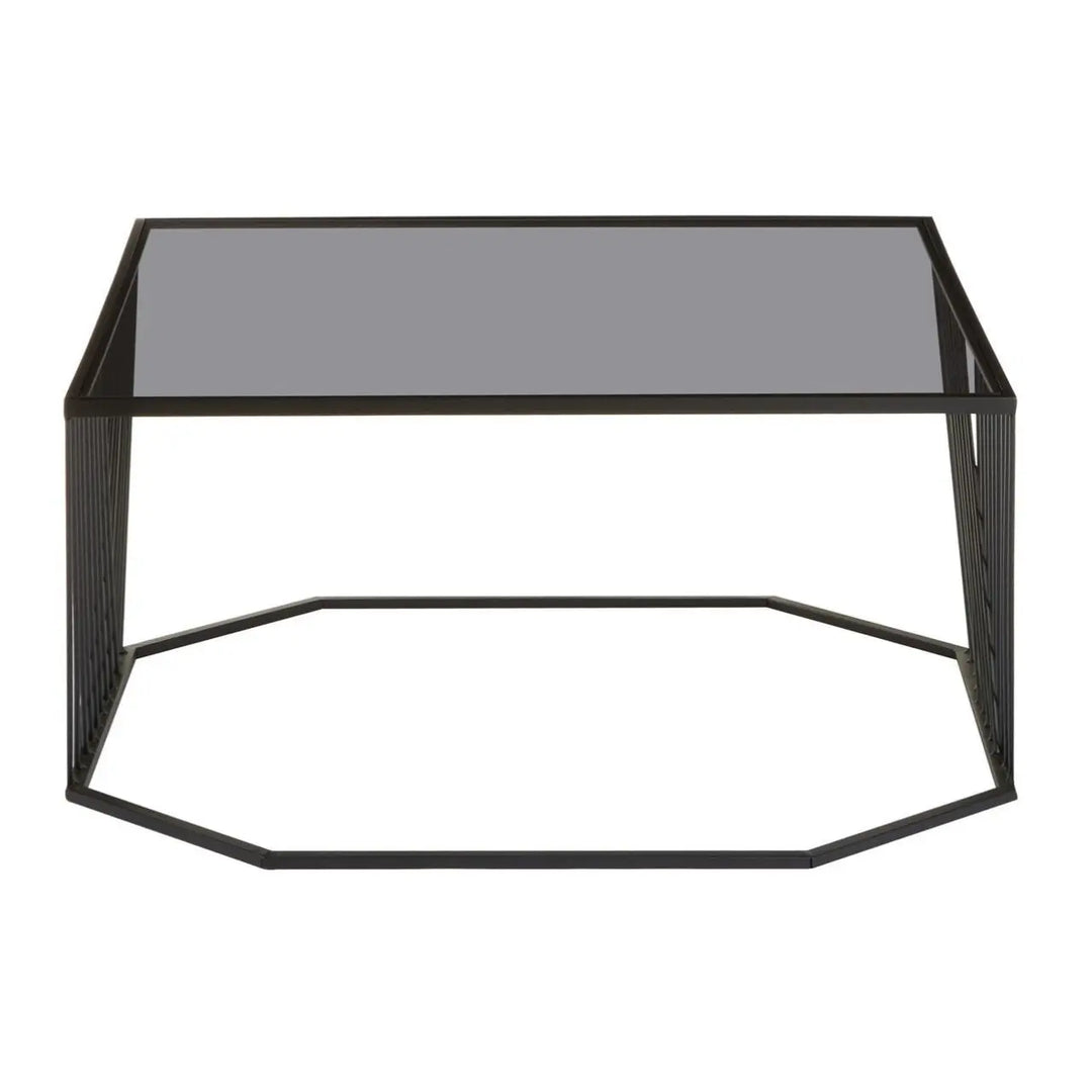 Terenzo Coffee Table With Grey Glass Top #NJ Home Interiors#