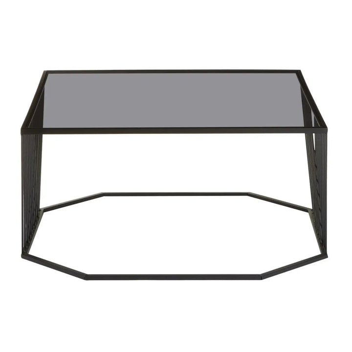 Terenzo Coffee Table With Grey Glass Top #NJ Home Interiors#