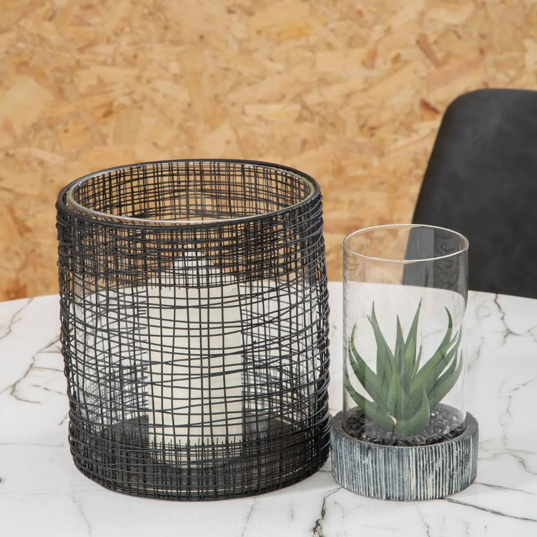 Terenzo Cylindrical Lantern #NJ Home Interiors#