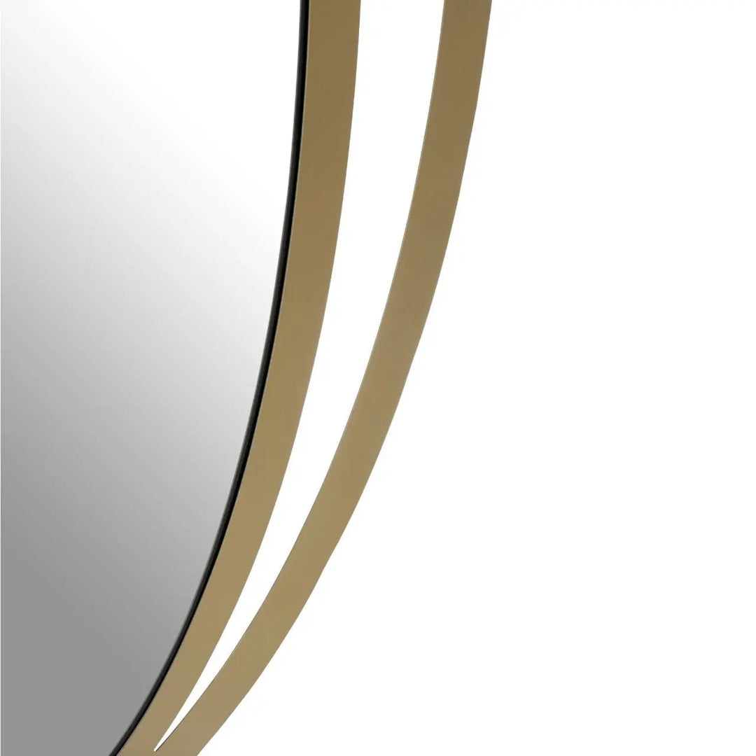 Terenzo Double Ring Design Wall Mirror #NJ Home Interiors#