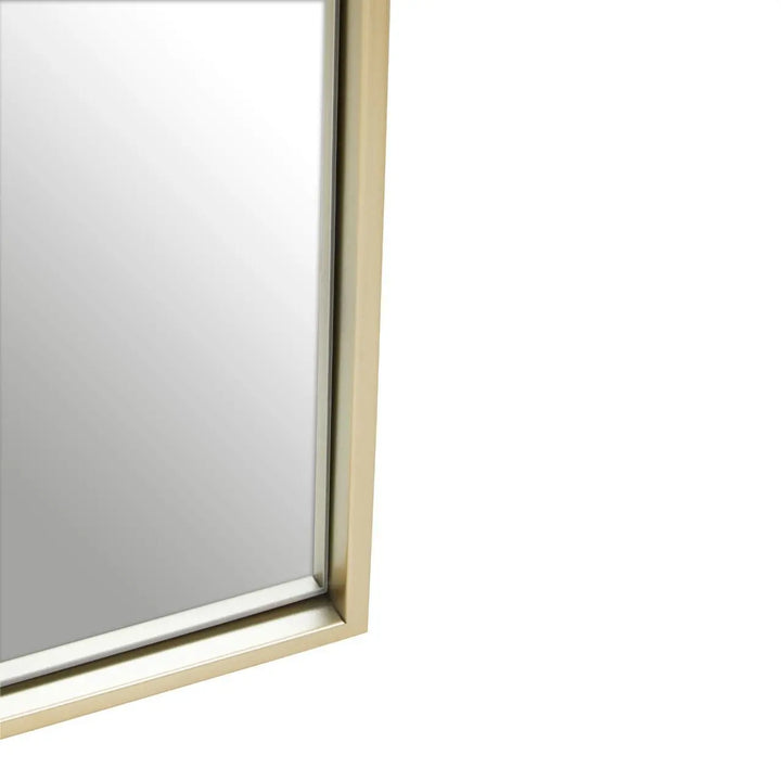 Terenzo Gold Finish Arched Wall Mirror #NJ Home Interiors#