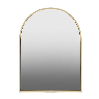 Terenzo Gold Finish Arched Wall Mirror #NJ Home Interiors#