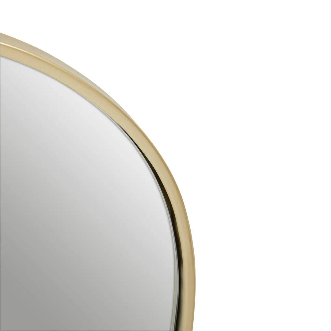 Terenzo Gold Finish Arched Wall Mirror #NJ Home Interiors#