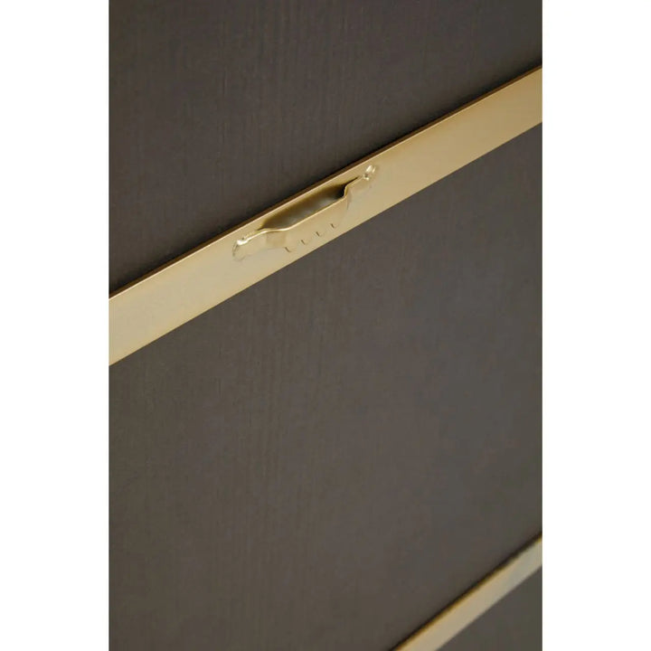 Terenzo Gold Finish Arched Wall Mirror #NJ Home Interiors#