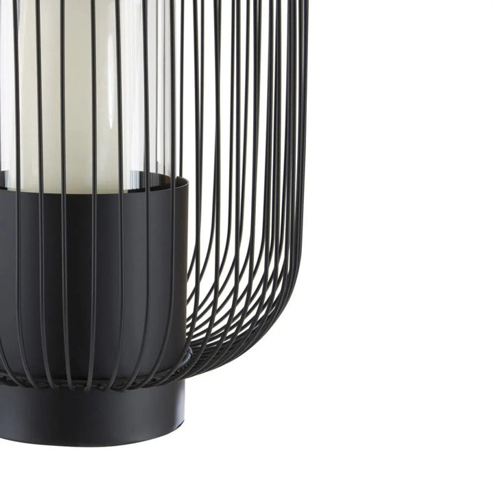 Terenzo Large Black Lantern #NJ Home Interiors#