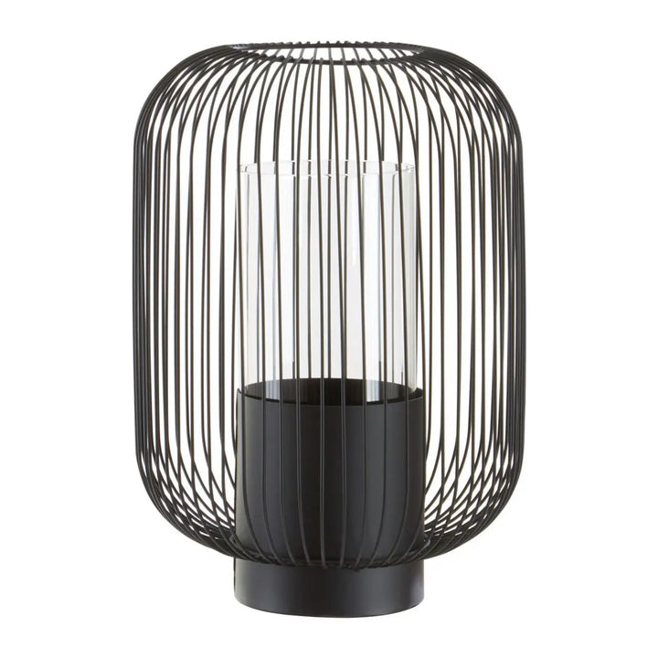 Terenzo Large Black Lantern #NJ Home Interiors#