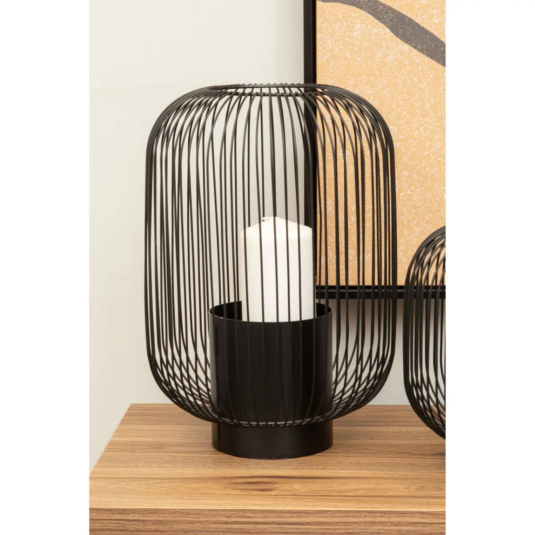 Terenzo Large Black Lantern #NJ Home Interiors#
