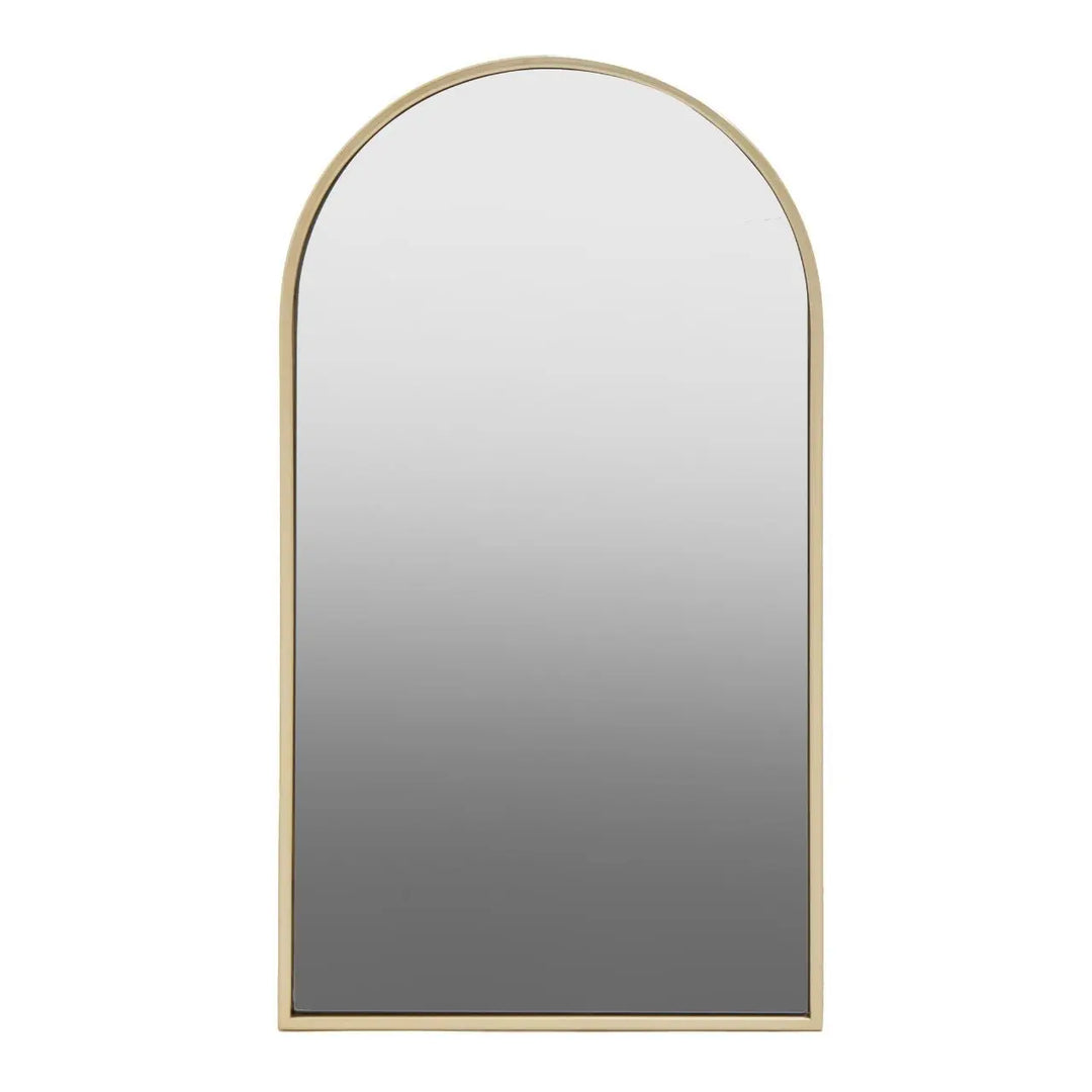 Terenzo Large Gold Finish Metal Wall Mirror #NJ Home Interiors#